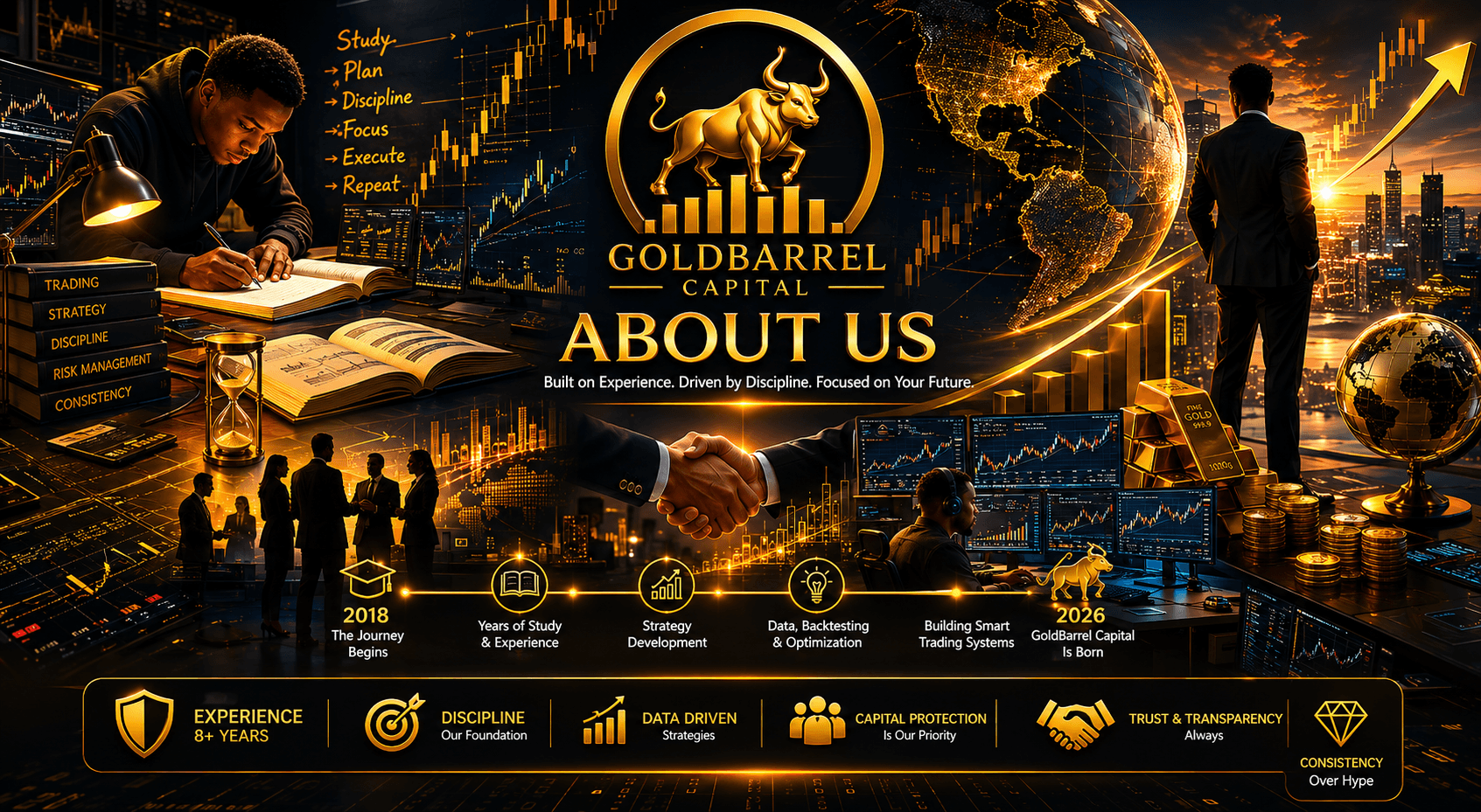 GoldBarrel Capital About Us — professional gold trading company