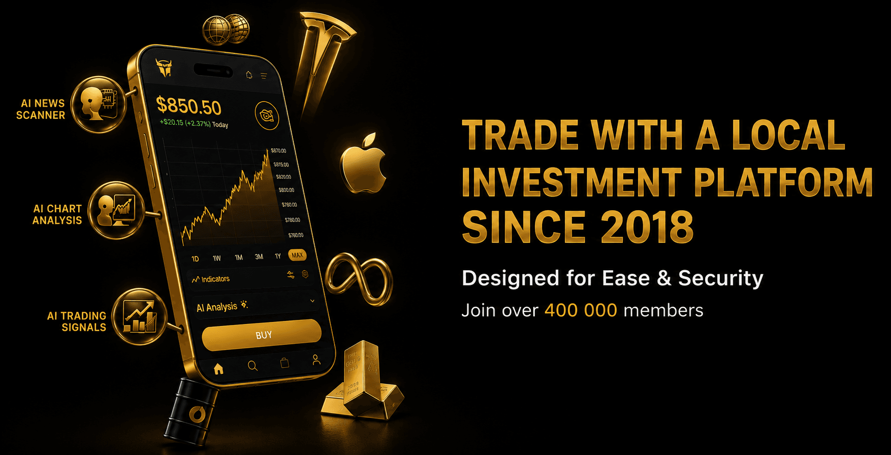 GoldBarrel Capital — gold bars and coins trading platform, premium gold investment
